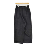 si si si comfort　ラミーリネン タイ パンツ ブラック レディース スースースー【中古】5-0921T∞