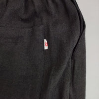 si si si comfort　ラミーリネン タイ パンツ ブラック レディース スースースー【中古】5-0921T∞