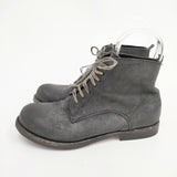 veritecoeur SHOTO ショット レザー サイズ37 レースアップ ブーツ ダークグレー レディース ヴェリテクール【中古】5-1027T◎