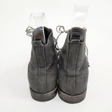 veritecoeur SHOTO ショット レザー サイズ37 レースアップ ブーツ ダークグレー レディース ヴェリテクール【中古】5-1027T◎