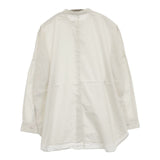 evam eva ドルマンスリーブ E231T029 定価24200円 コットン 長袖シャツ オフホワイト レディース エヴァムエヴァ【中古】5-0830M∞