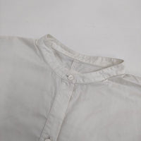evam eva ドルマンスリーブ E231T029 定価24200円 コットン 長袖シャツ オフホワイト レディース エヴァムエヴァ【中古】5-0830M∞