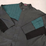 POLS プリーツシャツ 定価28600円 ロング ブラウス シャツ ブラック レディース ポルス MARUMAN 丸萬【中古】5-1106M∞