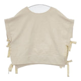 enn hut ノースリーブニット 切替 ベスト アイボリー レディース エンハット【中古】5-0814T∞