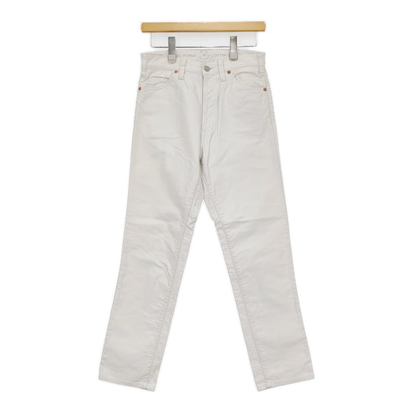 45R/45rpm おこめサテンのクロスビー5 定価33000円 サイズ27 パンツ ホワイト レディース フォーティーファイブアールピーエム【中古】5-0531M♪