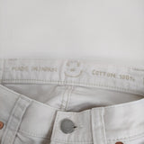 45R/45rpm おこめサテンのクロスビー5 定価33000円 サイズ27 パンツ ホワイト レディース フォーティーファイブアールピーエム【中古】5-0531M♪