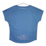 THE NORTH FACE NTW32374 F/S Logo Design Tee サイズS 半袖Ｔシャツ カットソー ライトブルー レディース ザノースフェイス【中古】5-0617S△
