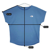 THE NORTH FACE NTW32374 F/S Logo Design Tee サイズS 半袖Ｔシャツ カットソー ライトブルー レディース ザノースフェイス【中古】5-0617S△