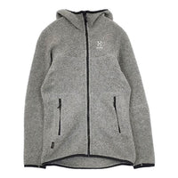 HAGLOFS 602772 PILE HOOD WOMEN POLARTEC ポーラテック フリース パーカー ブルゾン グレー レディース ホグロフス【中古】5-0814T∞