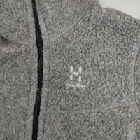 HAGLOFS 602772 PILE HOOD WOMEN POLARTEC ポーラテック フリース パーカー ブルゾン グレー レディース ホグロフス【中古】5-0814T∞