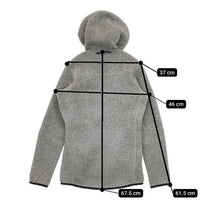 HAGLOFS 602772 PILE HOOD WOMEN POLARTEC ポーラテック フリース パーカー ブルゾン グレー レディース ホグロフス【中古】5-0814T∞