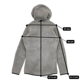 HAGLOFS 602772 PILE HOOD WOMEN POLARTEC ポーラテック フリース パーカー ブルゾン グレー レディース ホグロフス【中古】5-0814T∞