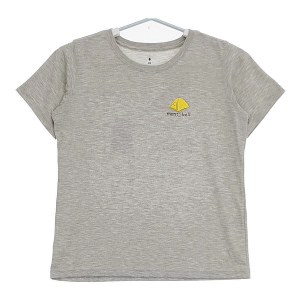 mont-bell 1114254 WIC.T Women's 山の道具 サイズXS 半袖Ｔシャツ カットソー グレー レディース モンベル【中古】5-0617S△