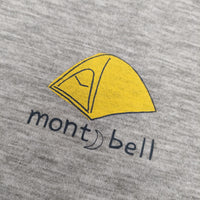 mont-bell 1114254 WIC.T Women's 山の道具 サイズXS 半袖Ｔシャツ カットソー グレー レディース モンベル【中古】5-0617S△