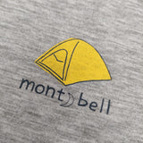 mont-bell 1114254 WIC.T Women's 山の道具 サイズXS 半袖Ｔシャツ カットソー グレー レディース モンベル【中古】5-0617S△