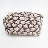 LAVENHAM キルティング 2way トートバッグ ショルダーバッグ アイボリー ボルドー レディース ラベンハム【中古】5-1021T◎