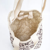 LAVENHAM キルティング 2way トートバッグ ショルダーバッグ アイボリー ボルドー レディース ラベンハム【中古】5-1021T◎