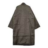 JURGEN LEHL J0184FC901 シルク 中綿チャイナボタン 絹 コート カーキ レディース ヨーガンレール【中古】5-0714M∞