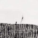 JURGEN LEHL J0181ESF01 シルクコットン グラデーション マフラー ストール ホワイト ブラック レディース ヨーガンレール【中古】5-0605M◎