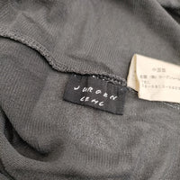 JURGEN LEHL J0134UB911 シルク パワーネット シアー  半袖Ｔシャツ カットソー チャコールグレー レディース ヨーガンレール【中古】5-0617S△