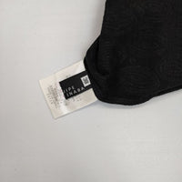 L'EQUIPE YOSHIE INABA ウール 総柄 長袖Ｔシャツ カットソー ロンＴ ブラック レディース レキップヨシエイナバ【中古】5-0814M∞