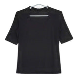 L'EQUIPE スクエアネック B1241UBL436 サイズ38 半袖Ｔシャツ カットソー ブラック レディース レキップ【中古】5-0617S△