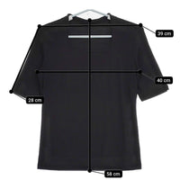 L'EQUIPE スクエアネック B1241UBL436 サイズ38 半袖Ｔシャツ カットソー ブラック レディース レキップ【中古】5-0617S△