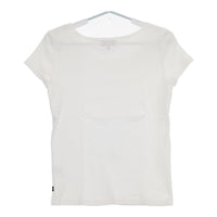 agnes b. サイズT3 E593JG13 コットン 日本製 半袖Ｔシャツ カットソー ホワイト レディース アニエスベー【中古】5-0617S△