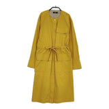 Paul Smith PS ノーカラー 羽織り ワンピースコート サイズ38 コート マスタード レディース ポール・スミス【中古】5-0805M♪