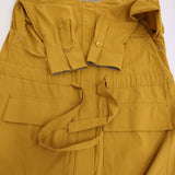 Paul Smith PS ノーカラー 羽織り ワンピースコート サイズ38 コート マスタード レディース ポール・スミス【中古】5-0805M♪