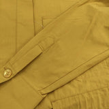 Paul Smith PS ノーカラー 羽織り ワンピースコート サイズ38 コート マスタード レディース ポール・スミス【中古】5-0805M♪