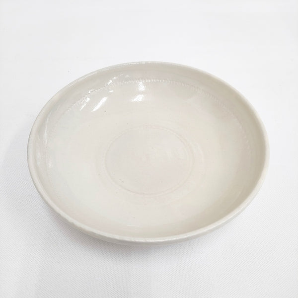 小石原ポタリー 浅鉢S 4BLS 小石原焼 皿 ベージュ レディース【中古】5-0605G◎