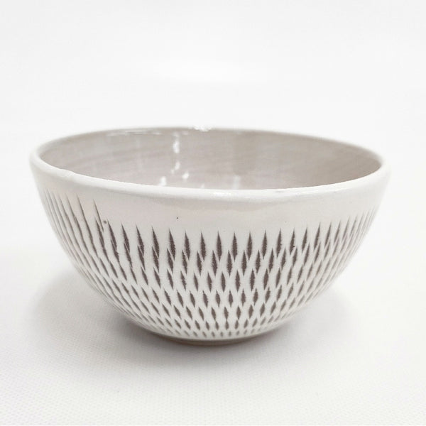 小石原ポタリー スープボウルS 3BS 小石原焼 食器 ホワイト ブラウン レディース【中古】5-0605G◎
