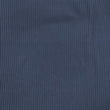 me ISSEY MIYAKE プリーツ スクエアネック MI94KH308 サイドスリット ワンピース ネイビー レディース ミー イッセイミヤケ【中古】5-0622S♪