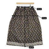 Demi-Luxe BEAMS 新品 刺繍オーガンジースカート 定価28600円 68-27-0653-152 スカート ブラック レディース デミルクス ビームス【中古】5-0901M∞