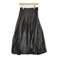 LANVIN en Bleu リバーシブルバルーンスカート 3326504 ロングスカート ブラック レディース ランバンオンブルー【中古】5-0901M∞
