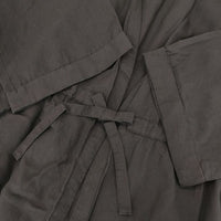 JOURNAL STANDARD テンセル リネン ガウンコート ワンピース コート ブラック レディース ジャーナルスタンダード【中古】5-0901M∞
