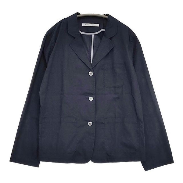 BASIC AND ACCENT コットン 3B ジャケット ネイビー レディース ベーシックアンドアクセント【中古】5-0830M∞
