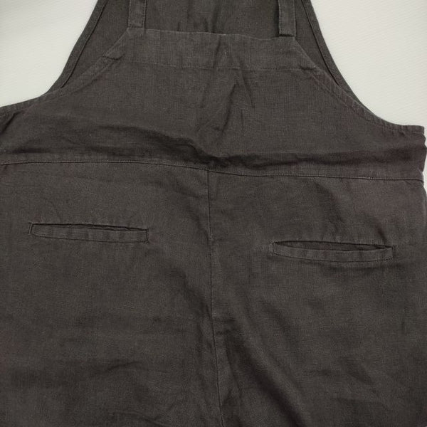 fog linen work フォグリネンワーク リトアニアリネンサロペット 紺 fog linen work リンサロペット RIN SALOPETTE リトアニアリネン