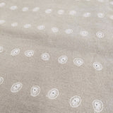 mina perhonen shell 90cm×105cm 希少 刺繍 ファブリック 生地 ベージュ ホワイト レディース ミナペルホネン【中古】5-0514G♪