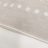 mina perhonen shell 90cm×105cm 希少 刺繍 ファブリック 生地 ベージュ ホワイト レディース ミナペルホネン【中古】5-0514G♪