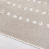 mina perhonen shell 90cm×105cm 希少 刺繍 ファブリック 生地 ベージュ ホワイト レディース ミナペルホネン【中古】5-0514G♪