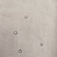 mina perhonen yuki-no-hi 200cm×90cm 希少 刺繍 ファブリック 生地 ベージュ グレー レディース ミナペルホネン【中古】5-0514G♪