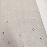 mina perhonen yuki-no-hi 200cm×90cm 希少 刺繍 ファブリック 生地 ベージュ グレー レディース ミナペルホネン【中古】5-0514G♪