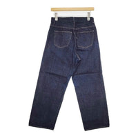 YAECA 11-13W DENIM PANTS WIDE STRAIGHT ワイドストレート デニムパンツ ネイビー レディース ヤエカ【中古】5-0901G∞