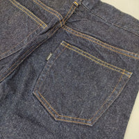 YAECA 11-13W DENIM PANTS WIDE STRAIGHT ワイドストレート デニムパンツ ネイビー レディース ヤエカ【中古】5-0901G∞