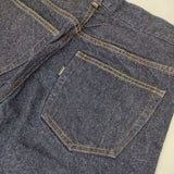 YAECA 11-13W DENIM PANTS WIDE STRAIGHT ワイドストレート デニムパンツ ネイビー レディース ヤエカ【中古】5-0901G∞