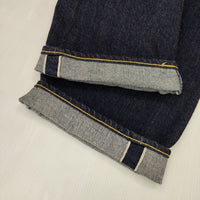 YAECA 11-13W DENIM PANTS WIDE STRAIGHT ワイドストレート デニムパンツ ネイビー レディース ヤエカ【中古】5-0901G∞