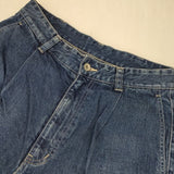 veritecoeur デニムタックパンツ 定価30800円 ST-158 コットン サイズ2 デニムパンツ ブルー レディース ヴェリテクール【中古】5-0901G∞