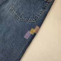 Ordinary fits 5PKT LOOSE ANKLE DENIM REMAKE 5ポケット 定価33000円 サイズ30 デニムパンツ ブルー ユニセックス オーディナリーフィッツ【中古】5-0901G∞